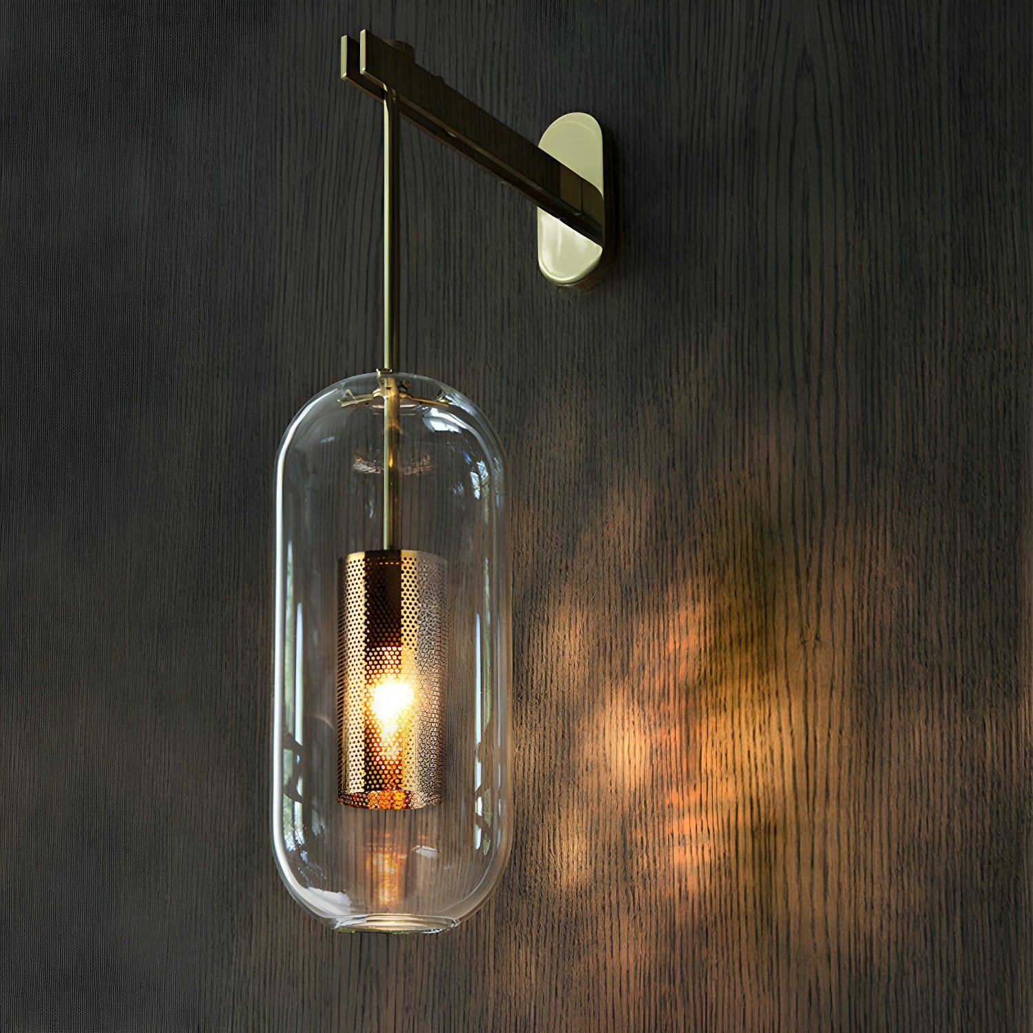 Verona Modern Glass Wall Light