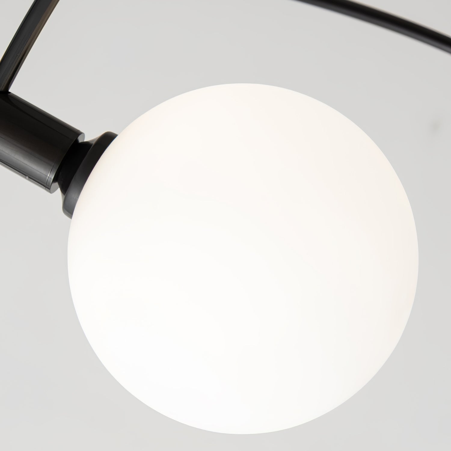 Halo Linear Globe Glass Chandelier