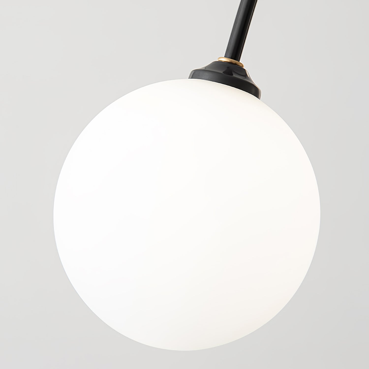 Halo Linear Globe Glass Chandelier