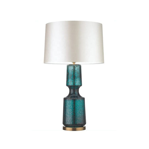 Drift Retro Glass Table Lamp Brass