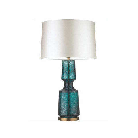 Drift Retro Glass Table Lamp Brass