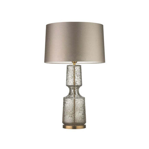 Drift Retro Glass Table Lamp Brass