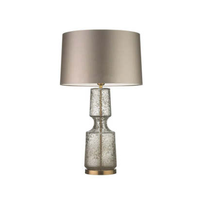 Drift Retro Glass Table Lamp Brass