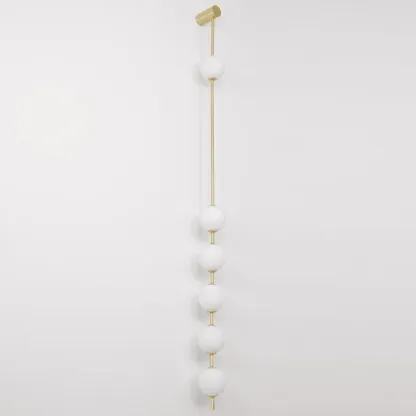 Edge Minimalism Metal Glass Wall Lamp Bedroom Living Room