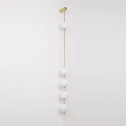 Edge Minimalism Metal Glass Wall Lamp Bedroom Living Room