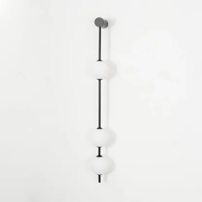 Edge Minimalism Metal Glass Wall Lamp Bedroom Living Room