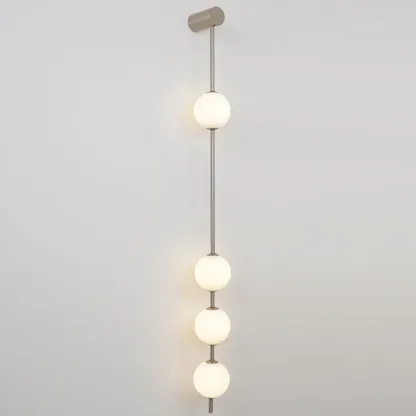 Edge Minimalism Metal Glass Wall Lamp Bedroom Living Room