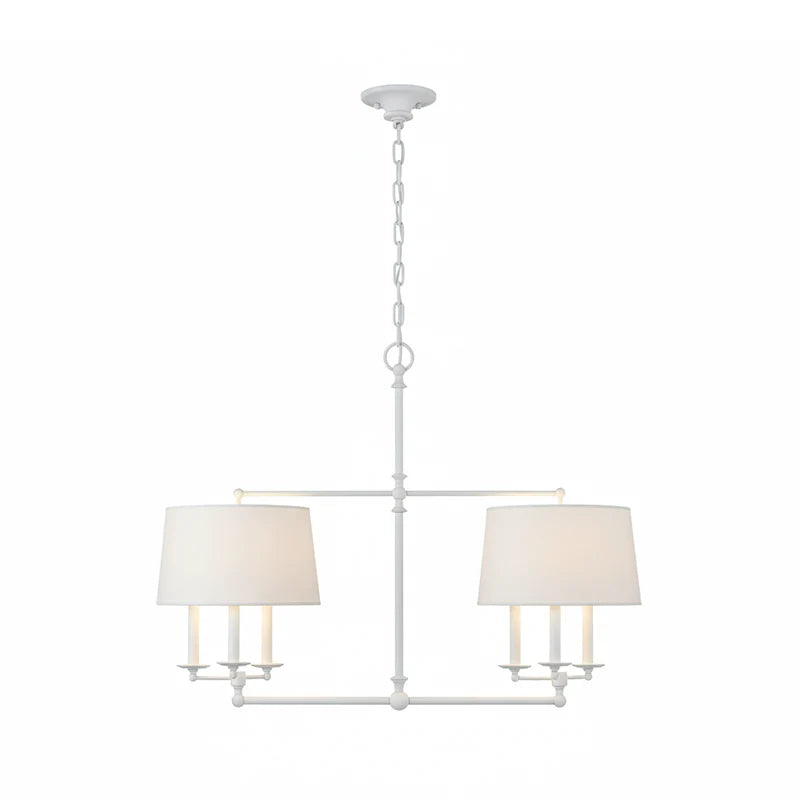 Axis Fabric Brass Chandelier