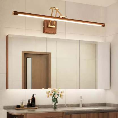 Walnut Color Linear Adjustable Aplique