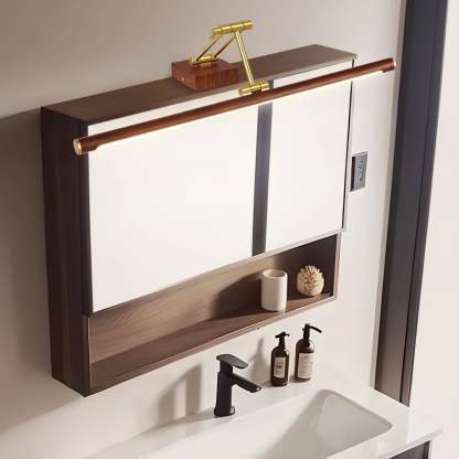 Walnut Color Linear Adjustable Aplique