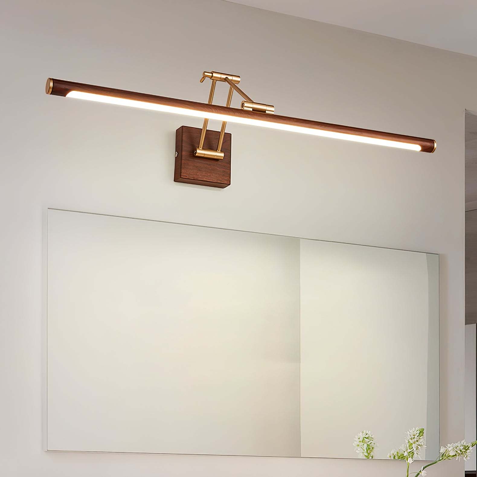 Walnut Color Linear Adjustable Aplique