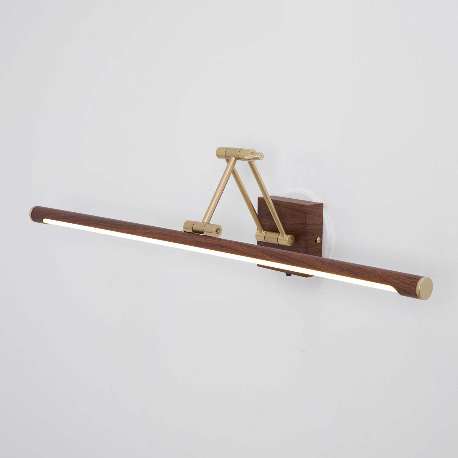 Walnut Color Linear Adjustable Aplique