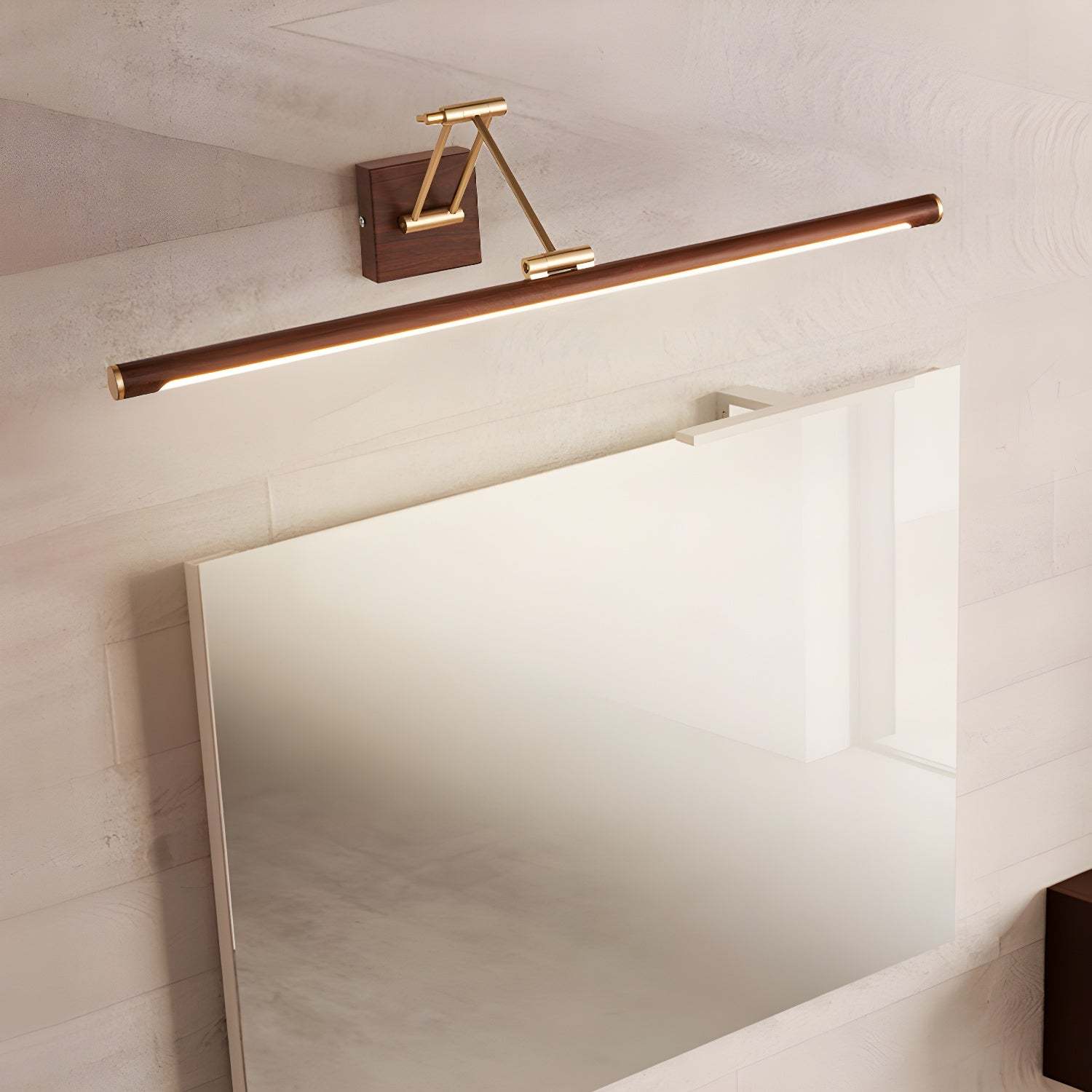 Walnut Color Linear Adjustable Aplique