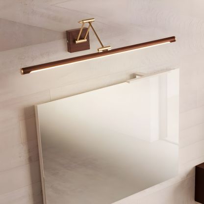 Walnut Color Linear Adjustable Aplique