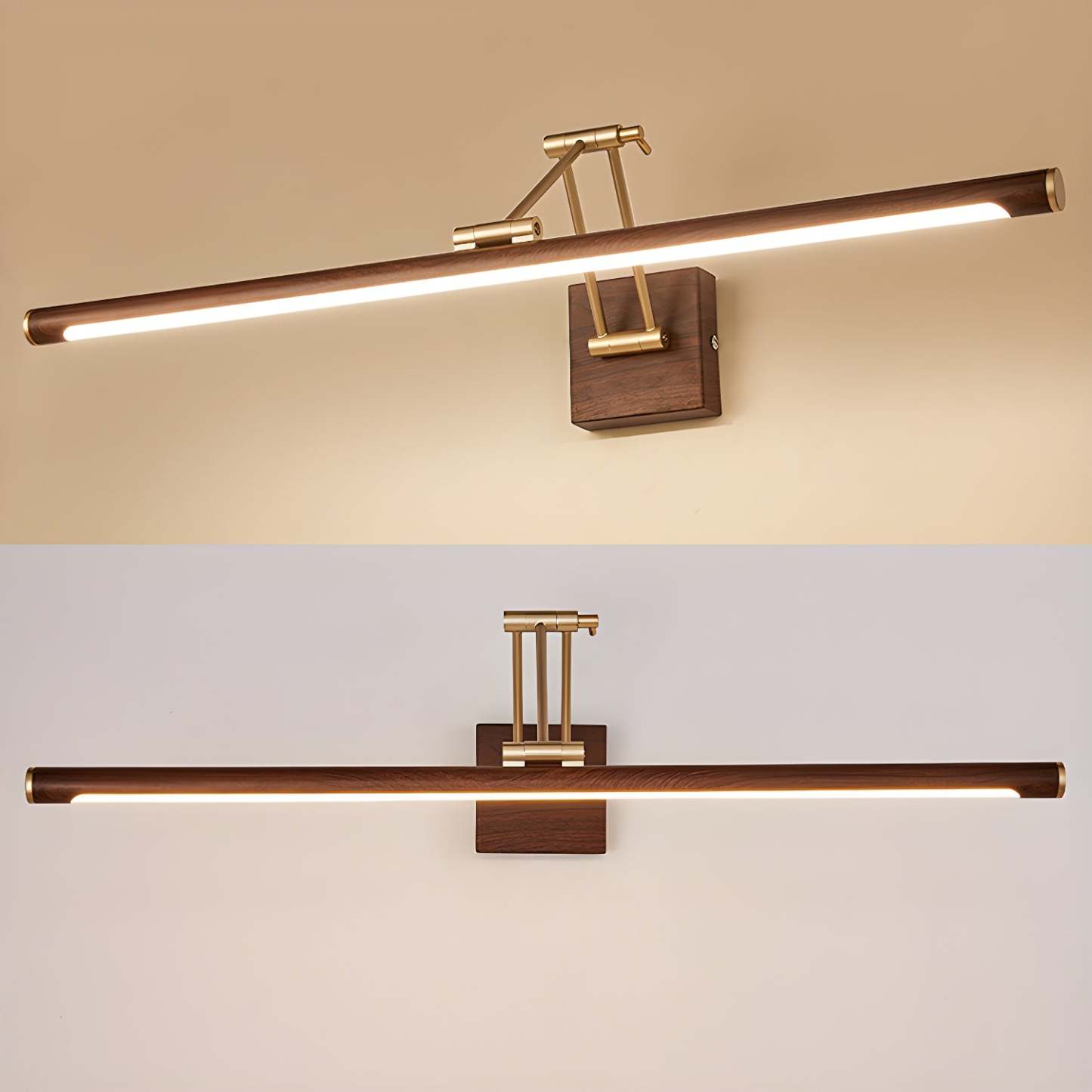 Walnut Color Linear Adjustable Aplique