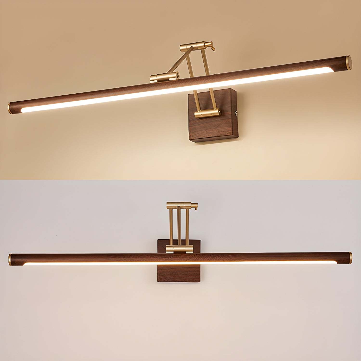 Walnut Color Linear Adjustable Aplique