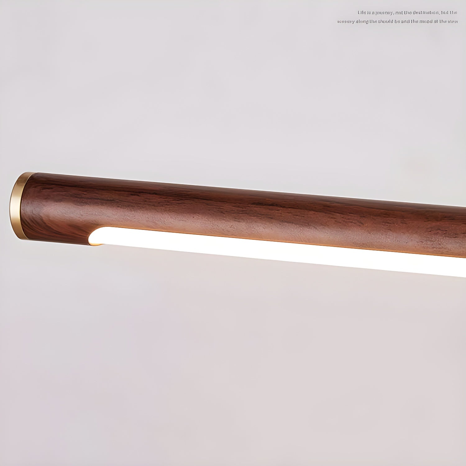 Walnut Color Linear Adjustable Aplique