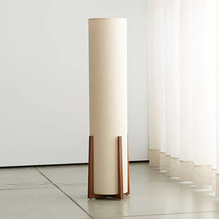 Hakka Natural Fabric Wood Floor Light