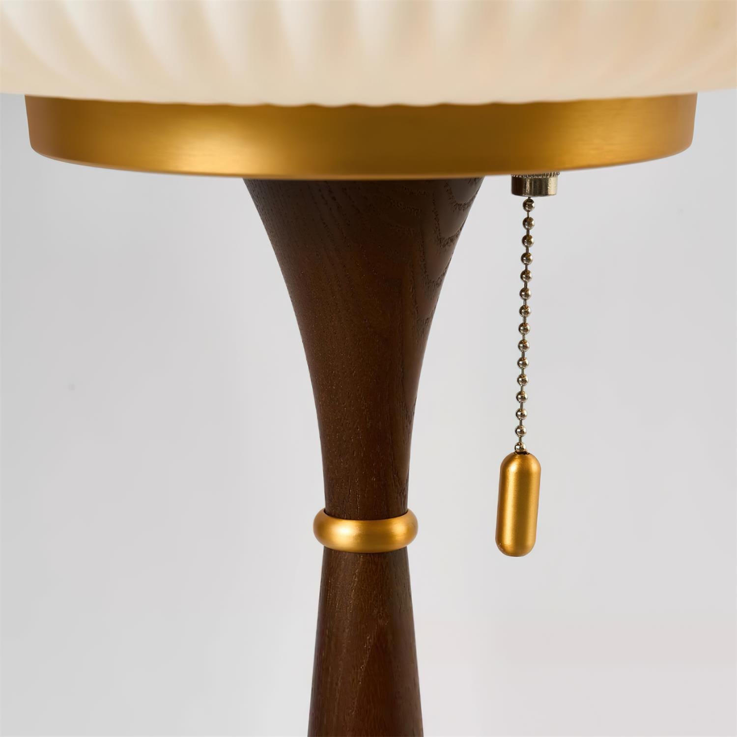 Drift Wood and Glass Table Lamp