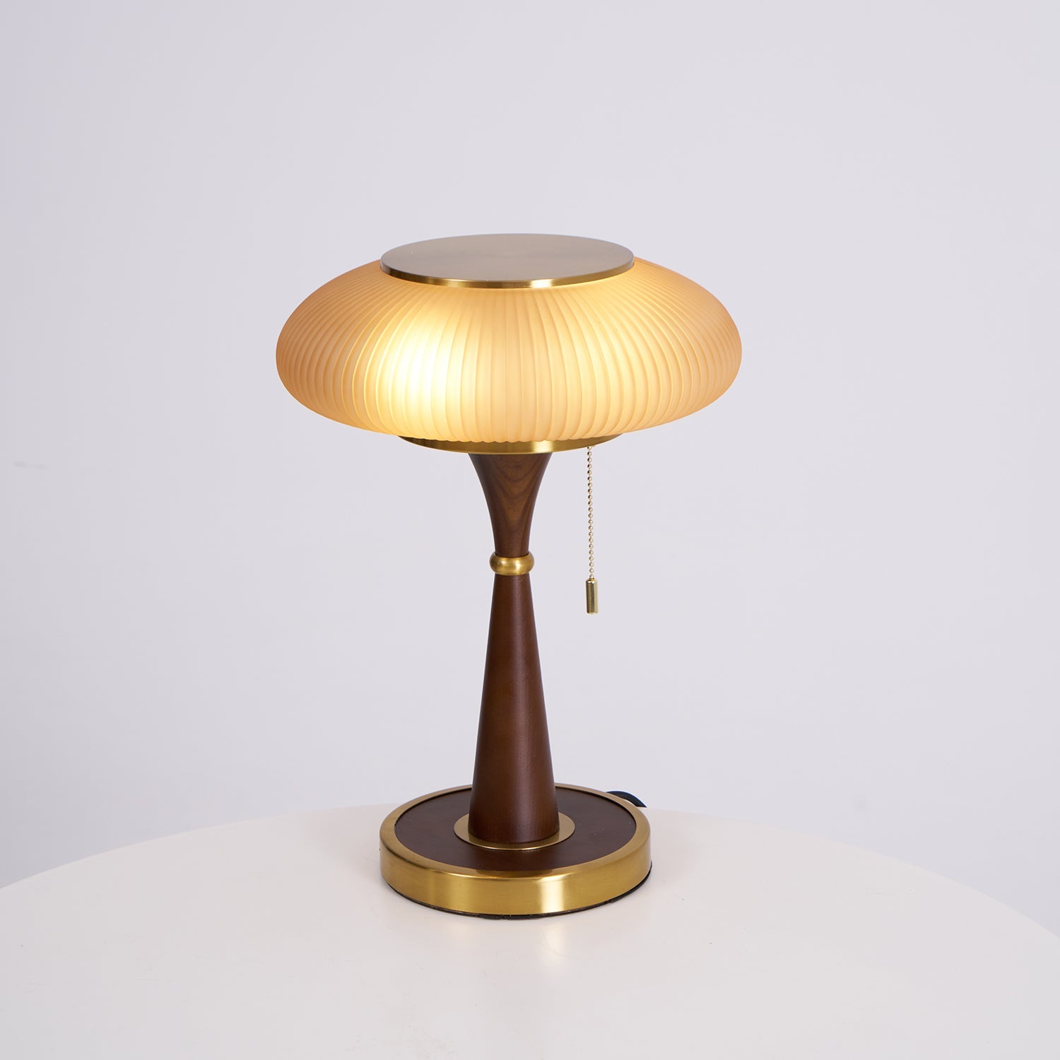 Drift Wood and Glass Table Lamp