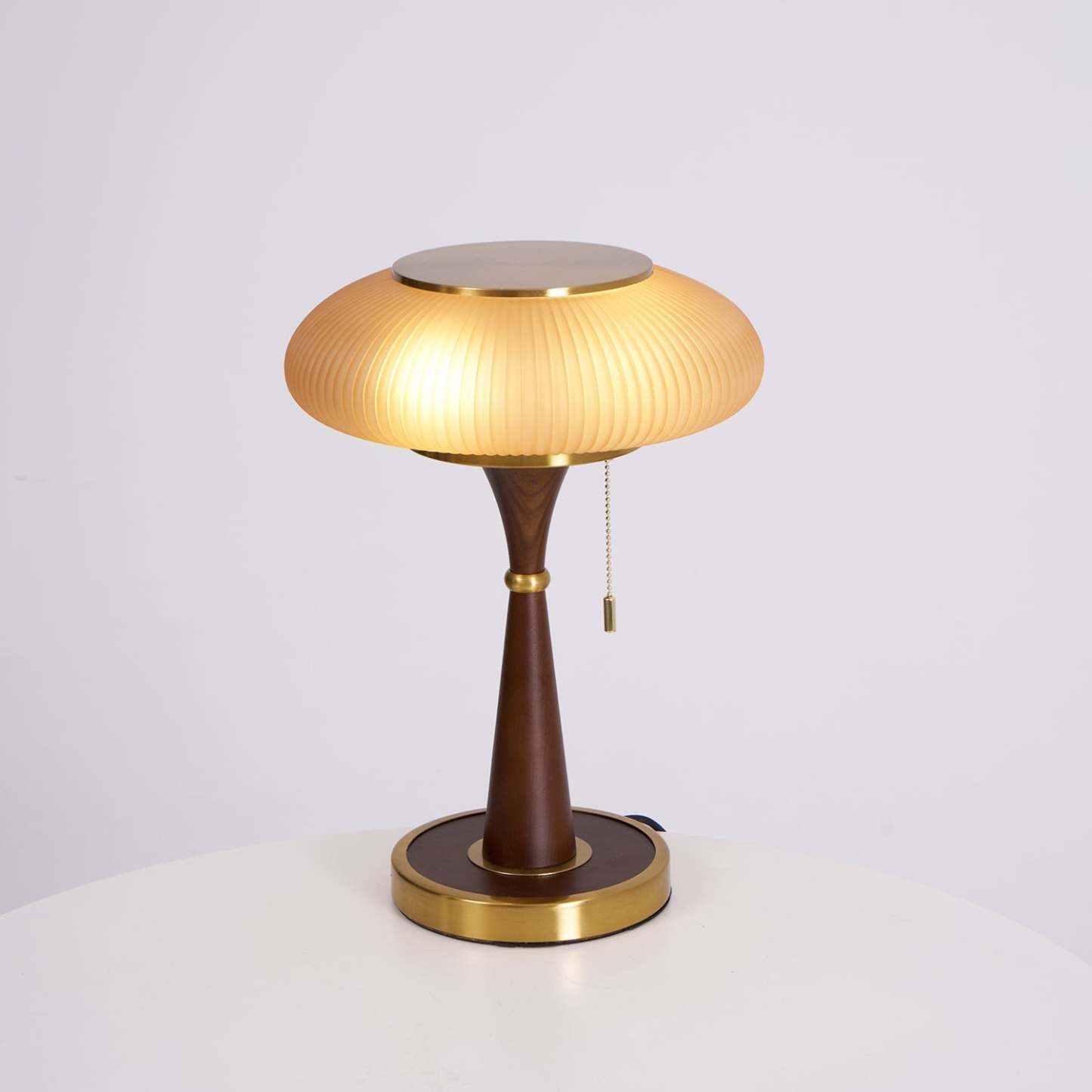 Drift Wood and Glass Table Lamp