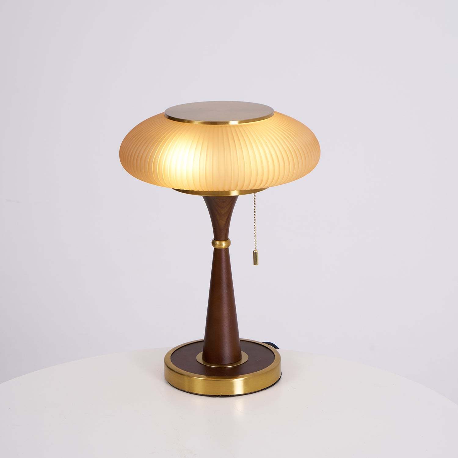 Drift Wood and Glass Table Lamp