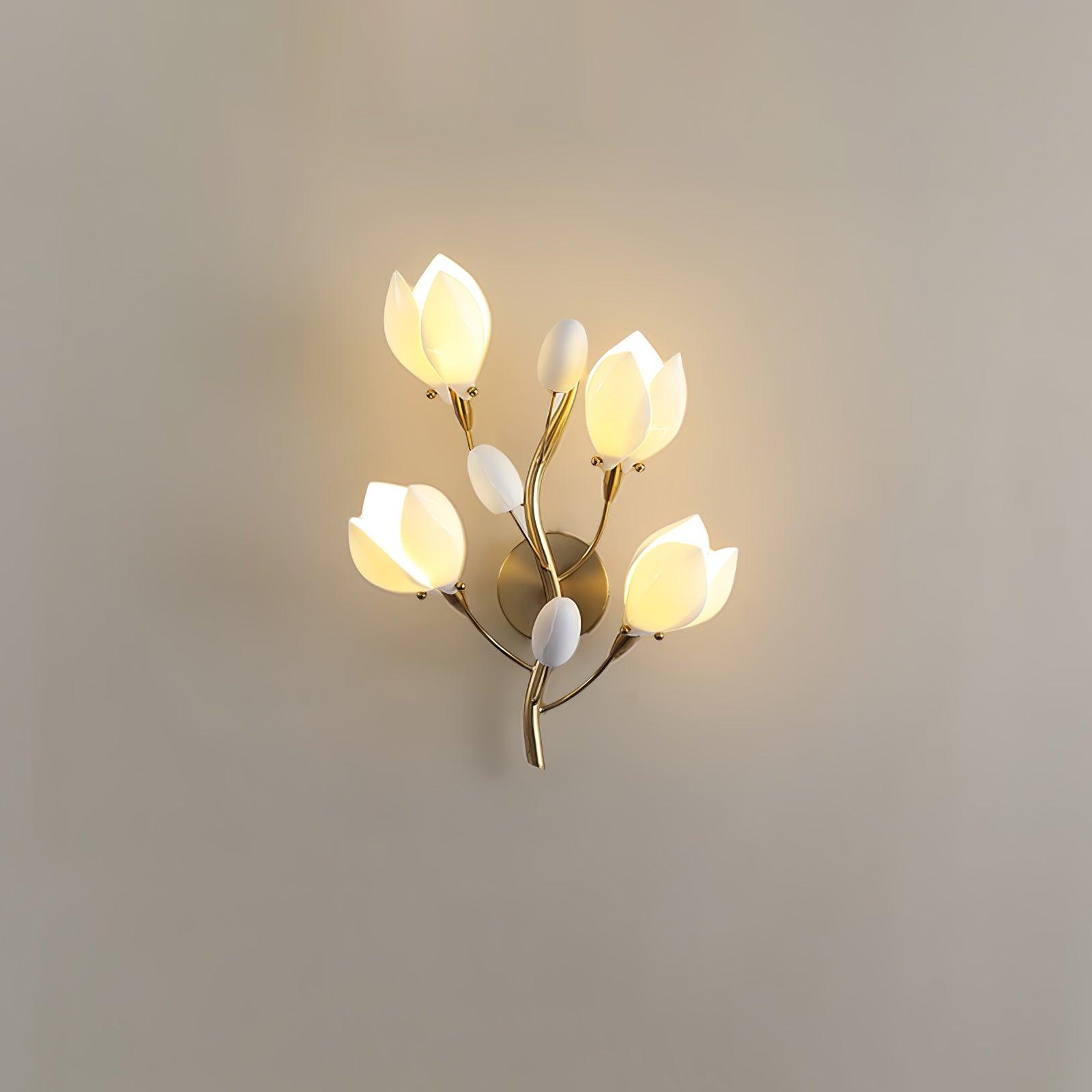 Porcelain Magnolia Aplique