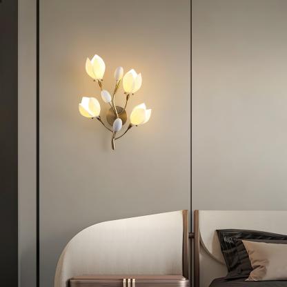 Porcelain Magnolia Aplique