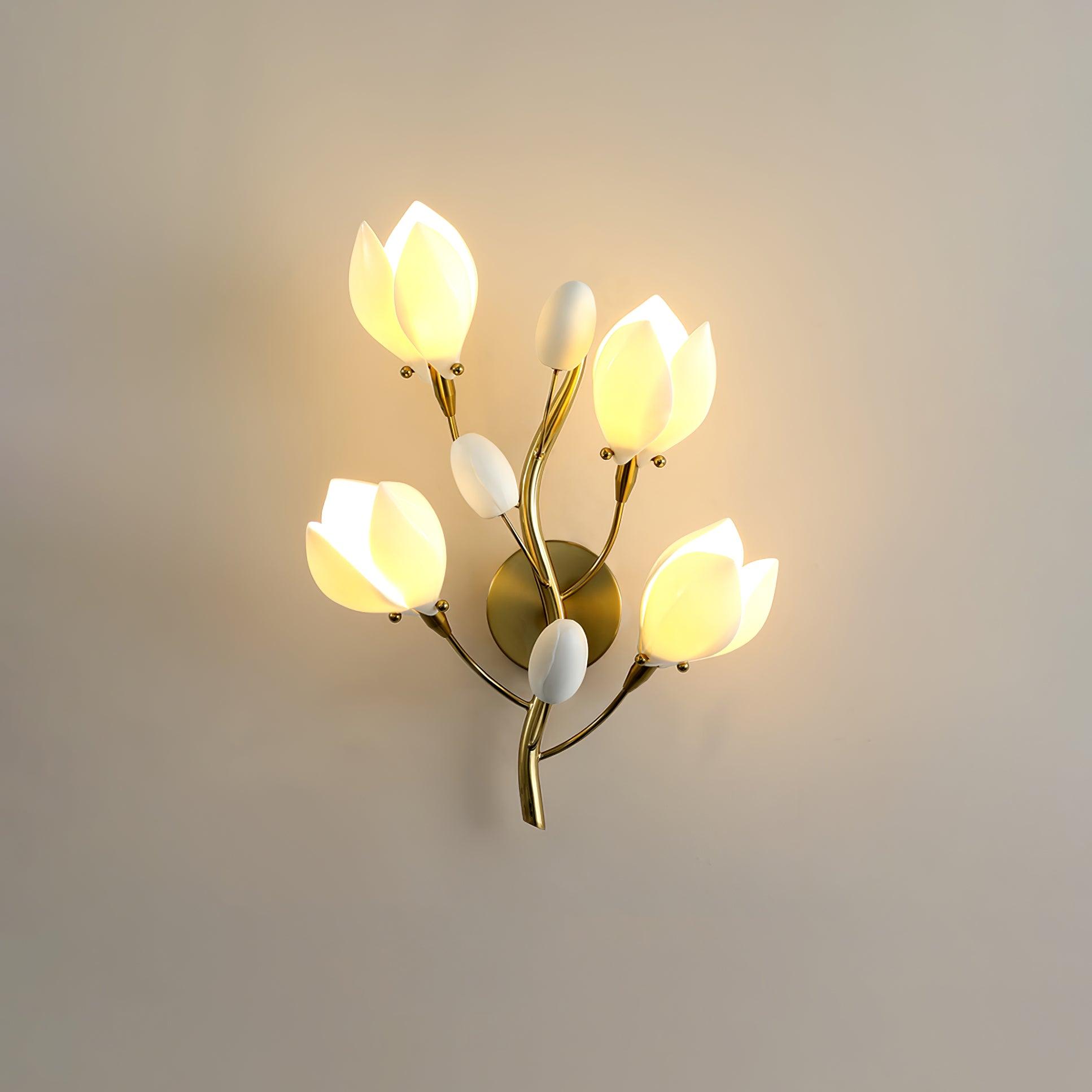 Porcelain Magnolia Aplique