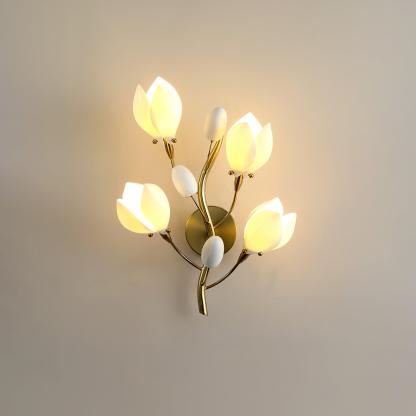 Porcelain Magnolia Aplique