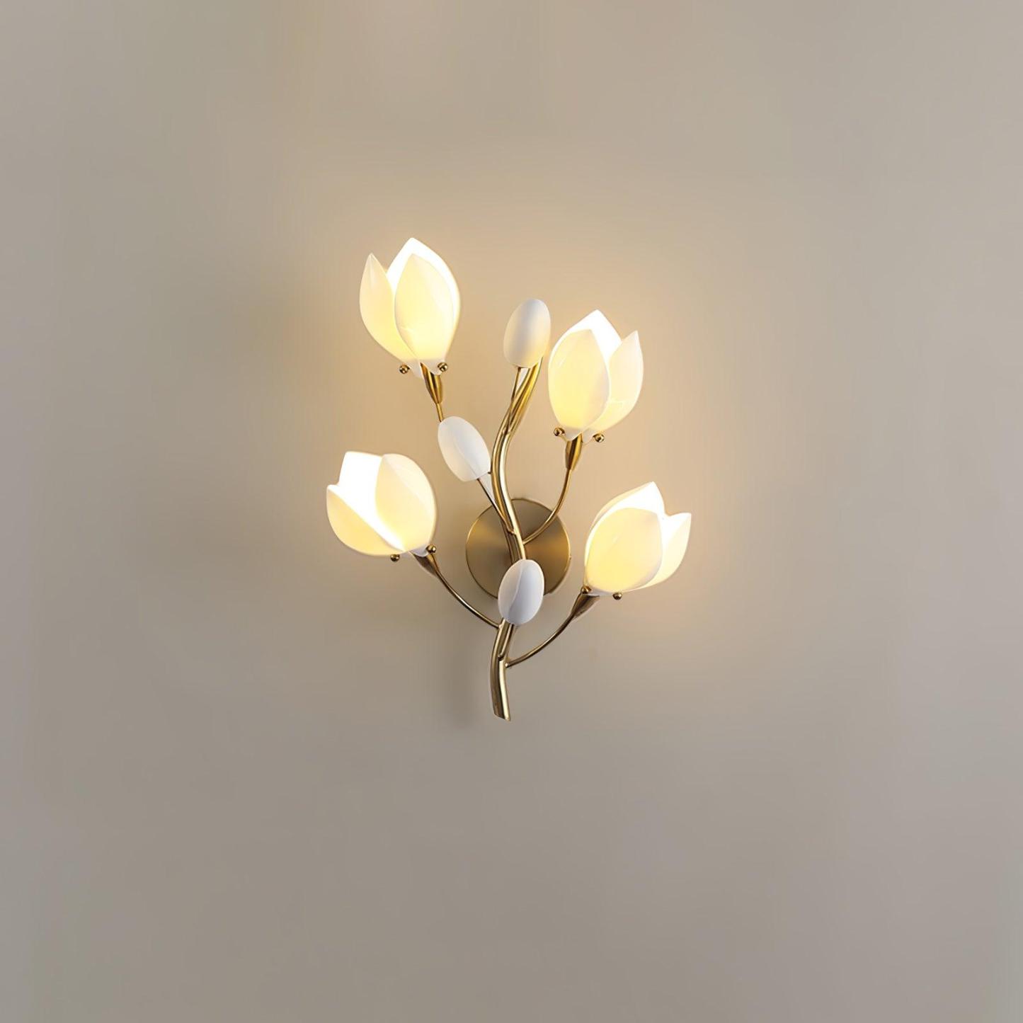 Porcelain Magnolia Aplique