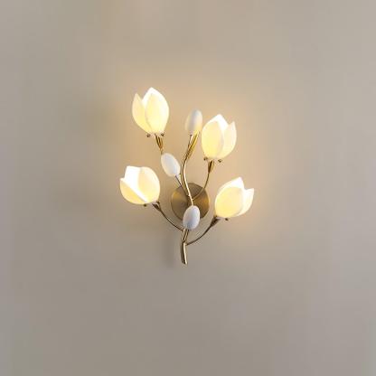Porcelain Magnolia Aplique