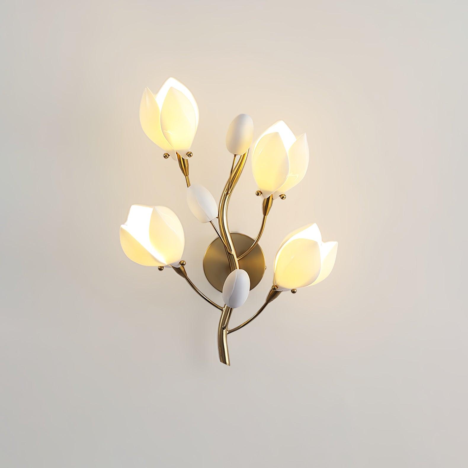 Porcelain Magnolia Aplique