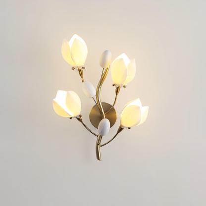Porcelain Magnolia Aplique