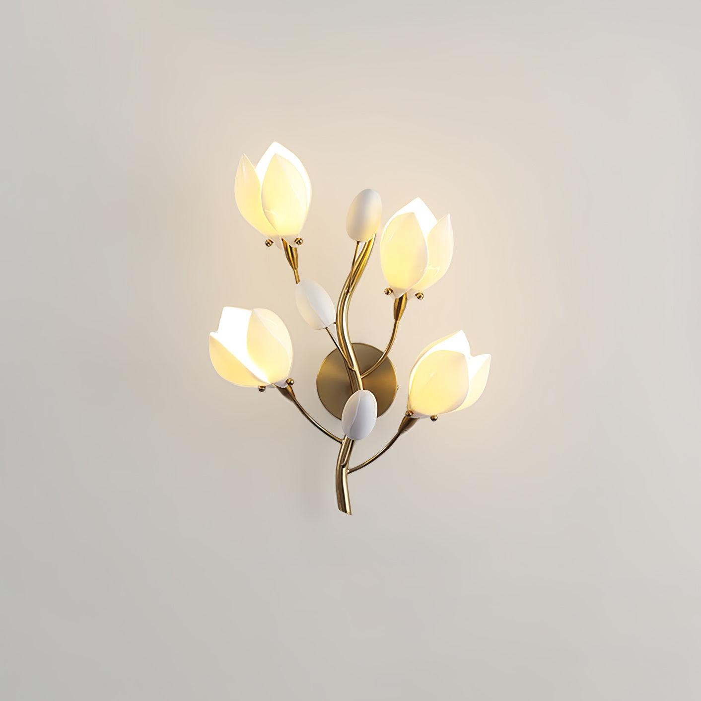 Porcelain Magnolia Aplique