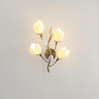 Porcelain Magnolia Aplique