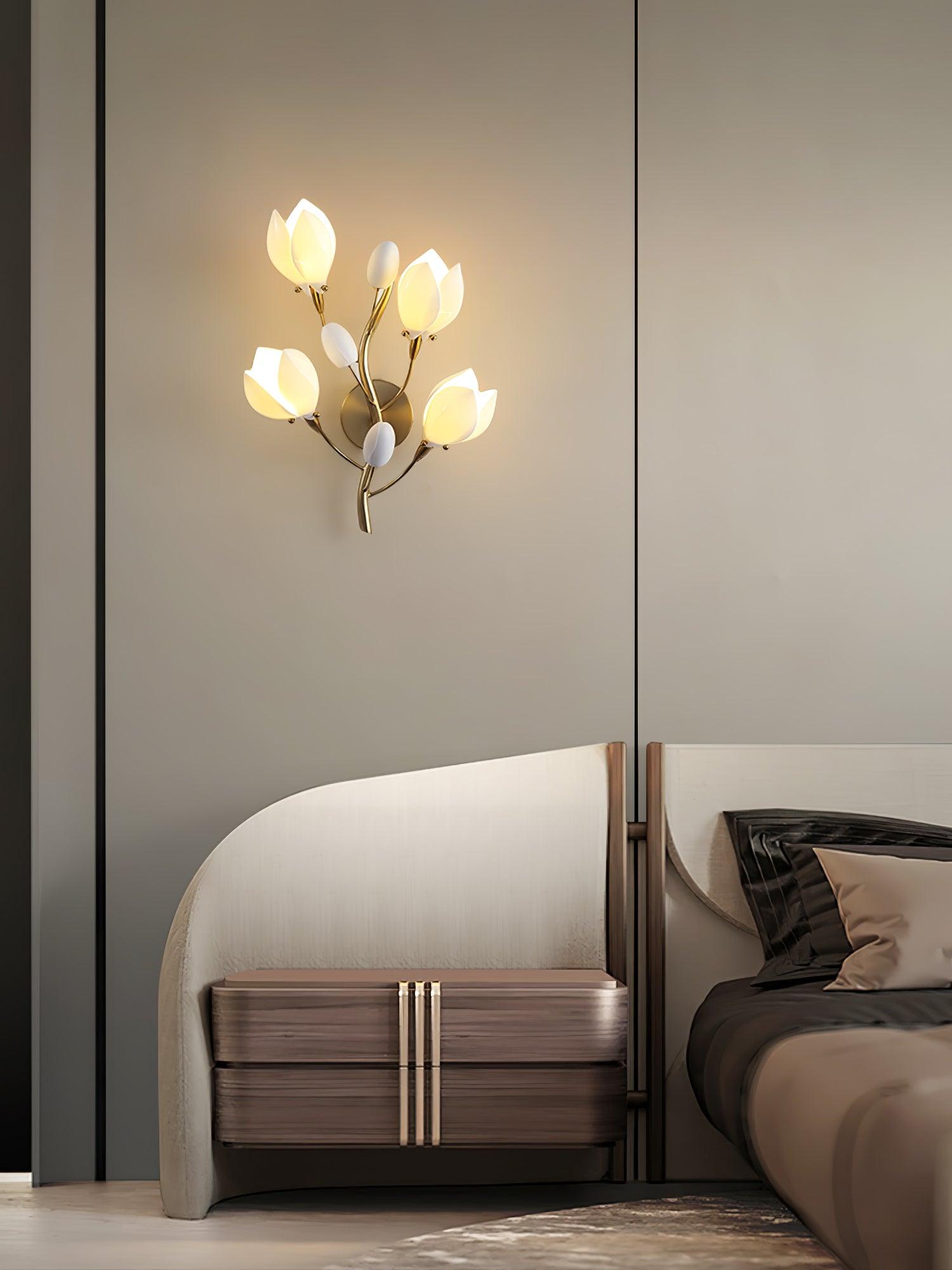 Porcelain Magnolia Aplique