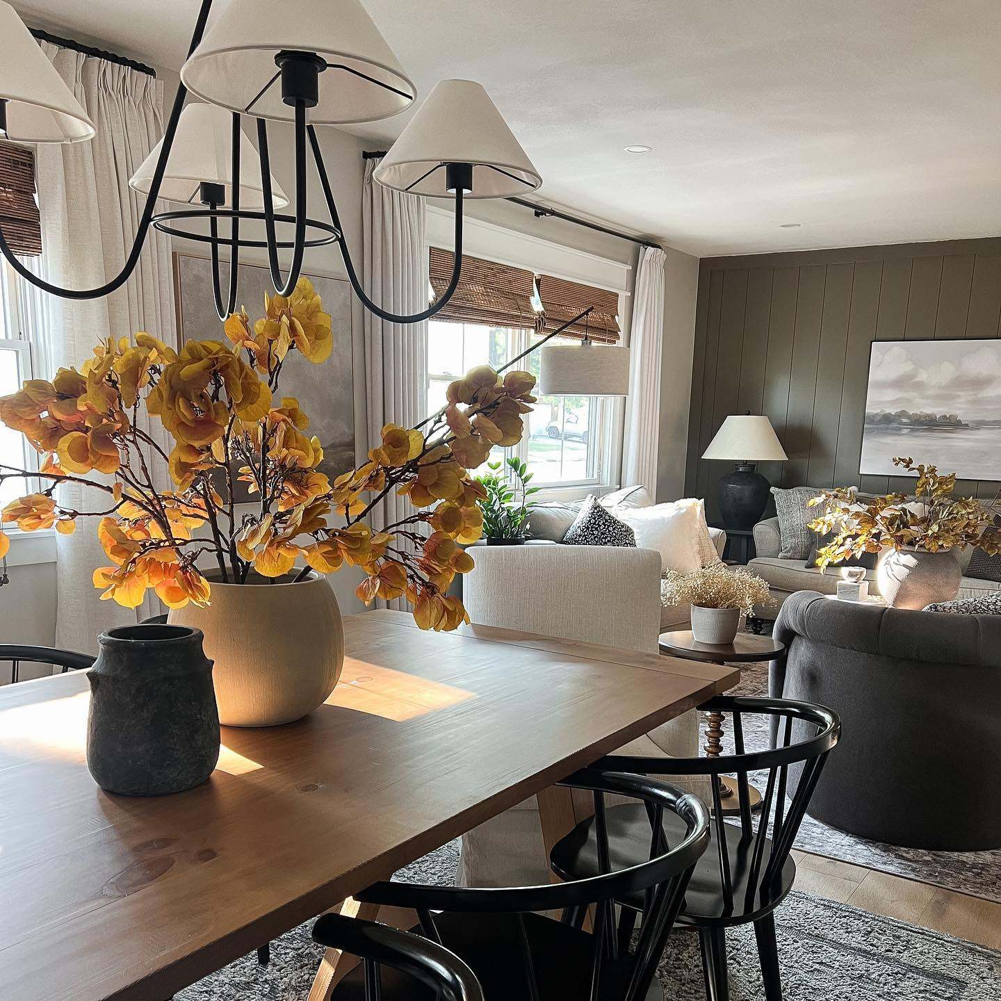 Axis Brass Chandelier