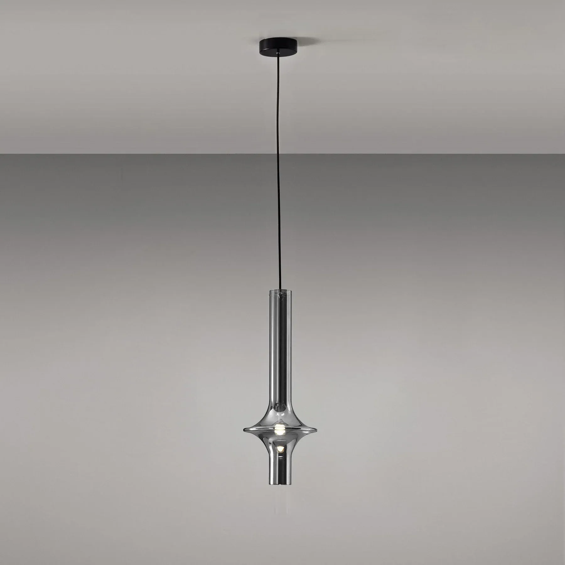 Hailie Minimalism Glass  Metal Pendant Light Bedroom Living Room
