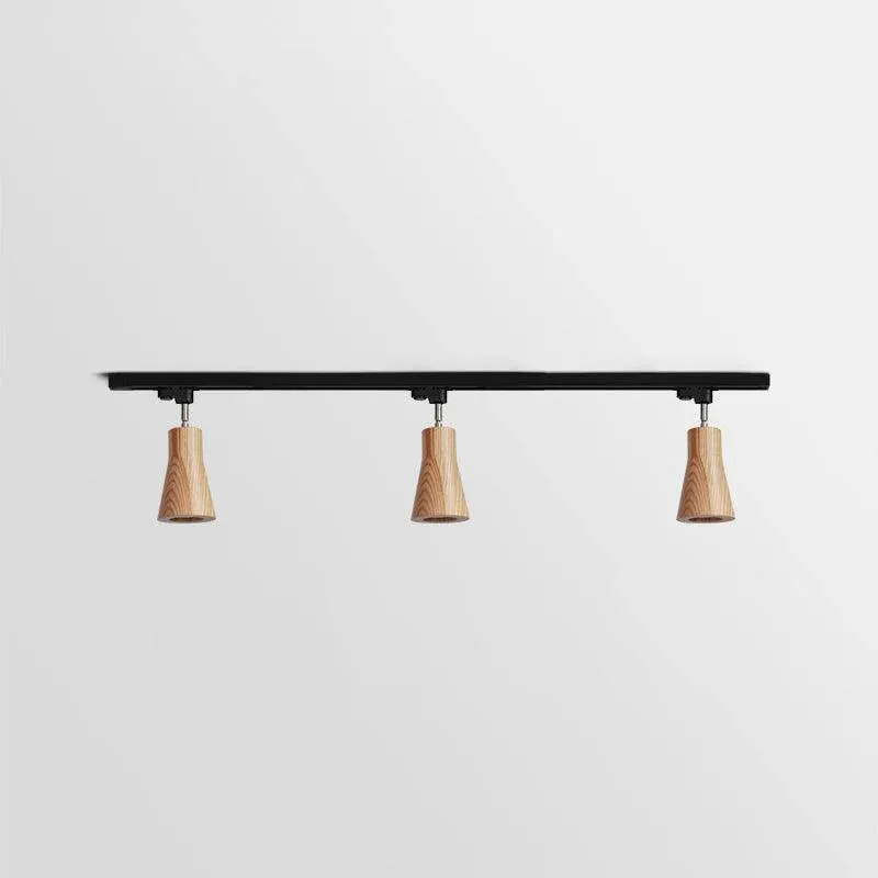 Ozawa Modern Wood Track Ceiling Light Living Room Bedroom Hallway