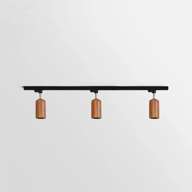 Ozawa Modern Wood Track Ceiling Light Living Room Bedroom Hallway
