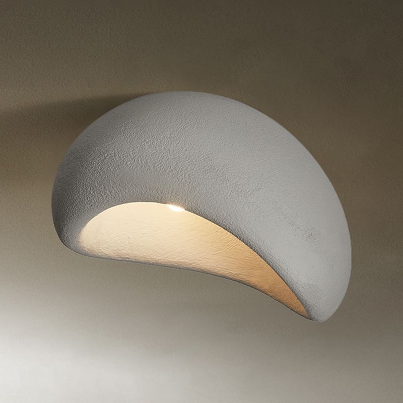 Byers Moderno LED Lámpara de Techo Blanco/Gris Dormitorio/Pasillo Resina