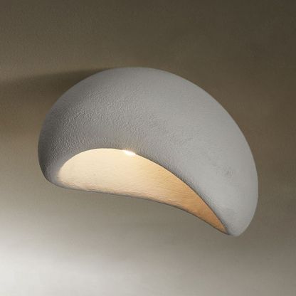 Byers Moderno LED Lámpara de Techo Blanco/Gris Dormitorio/Pasillo Resina