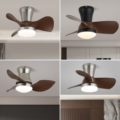 Ventilador de techo Luvora con luz LED integrada iluminada