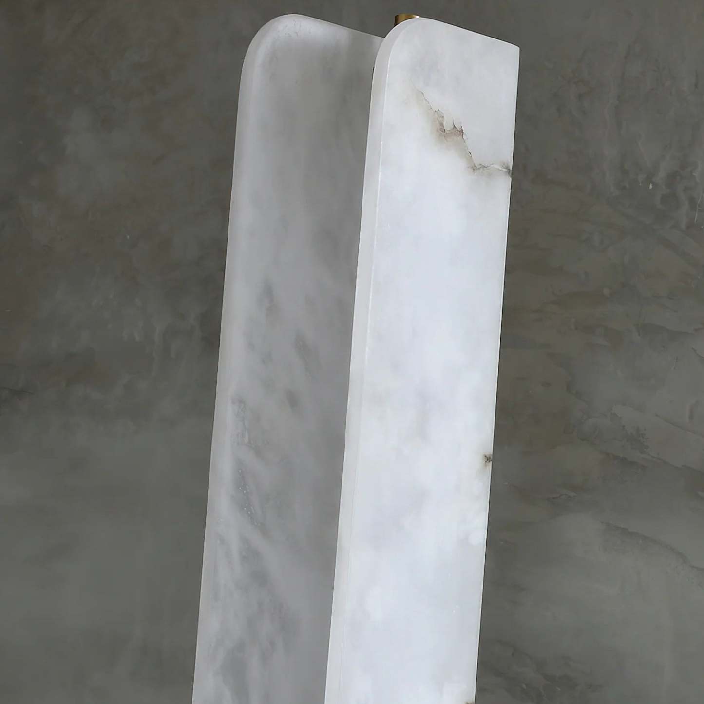 Dune Minimalist Alabaster Floor Lamp