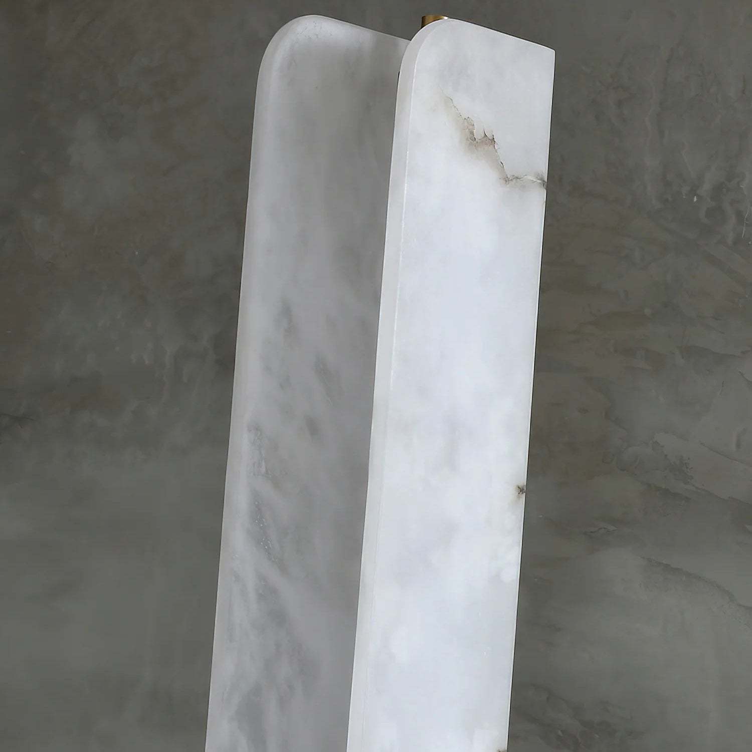 Dune Minimalist Alabaster Floor Lamp