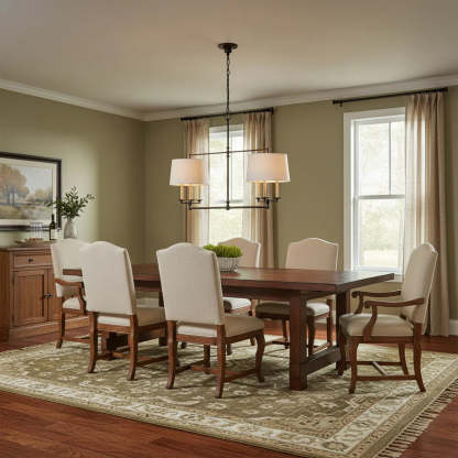 Axis Fabric Brass Chandelier