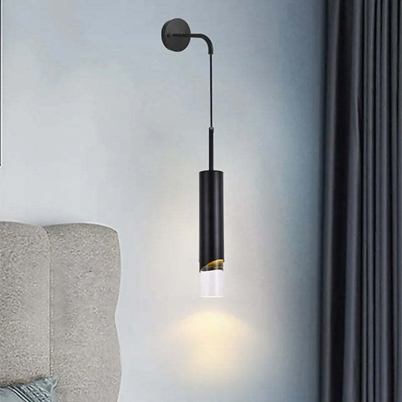 Minimalista LED Lámpara Colgante Oro/Negro Dormitorio/Salón | Las Sola