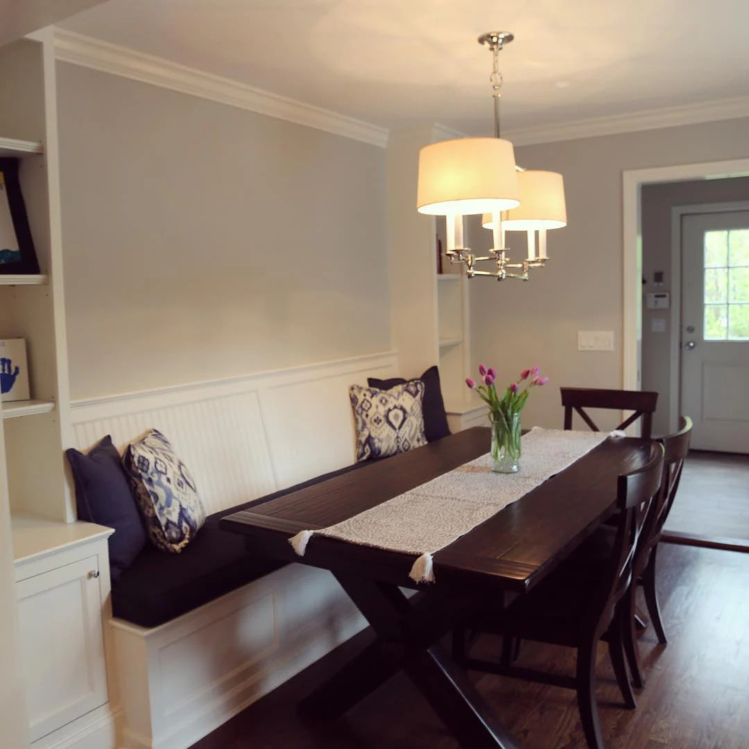 Axis Fabric Brass Chandelier