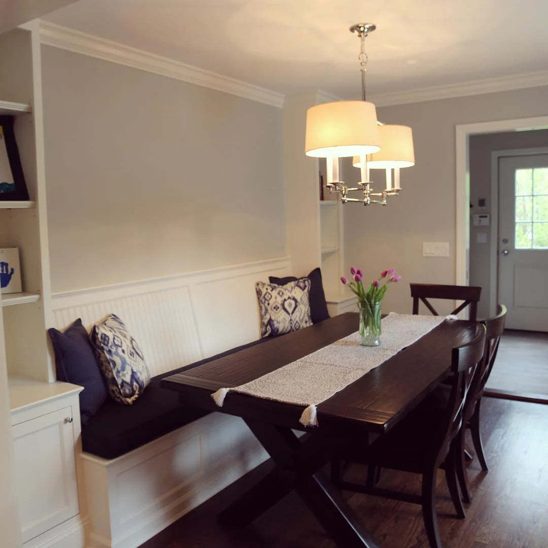 Axis Fabric Brass Chandelier